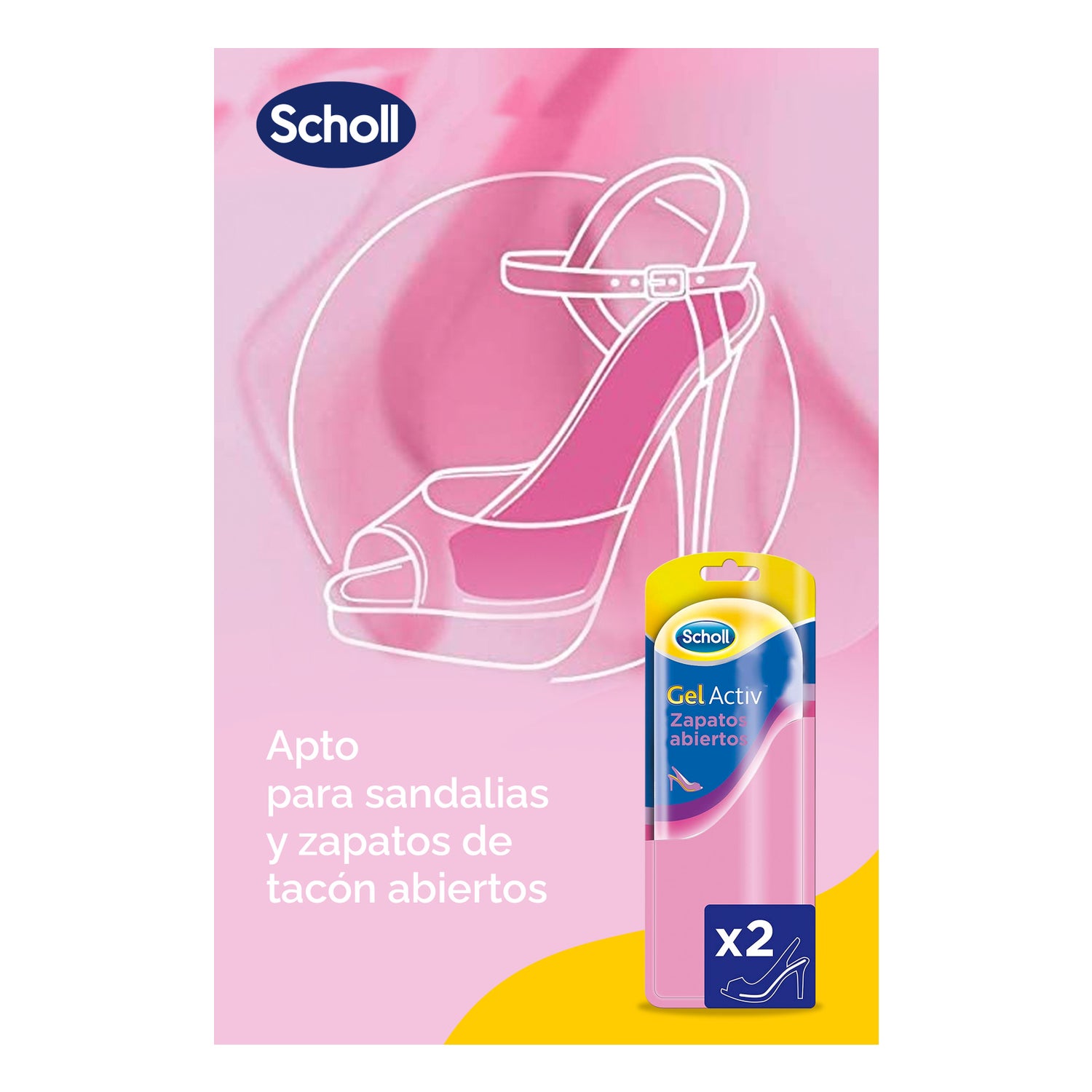 Scholl Gel Activ Open Shoes Insoles - YouTube