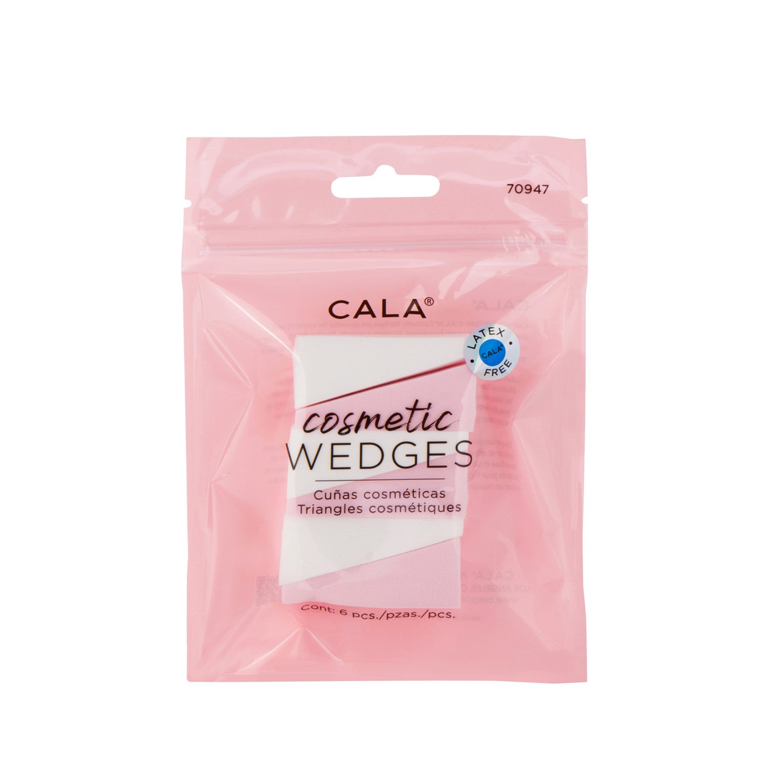 Cala Makeup Wedges Sponges Non Latex 2 ct
