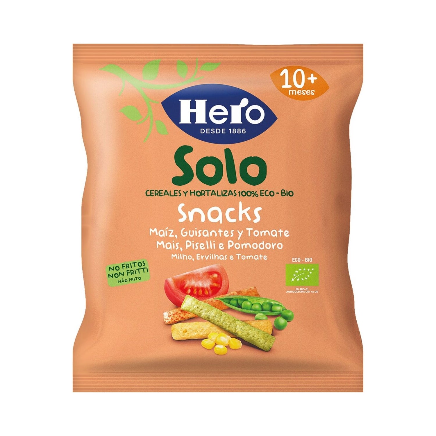 Snack Hero Solo Guisantes y Maíz Hero