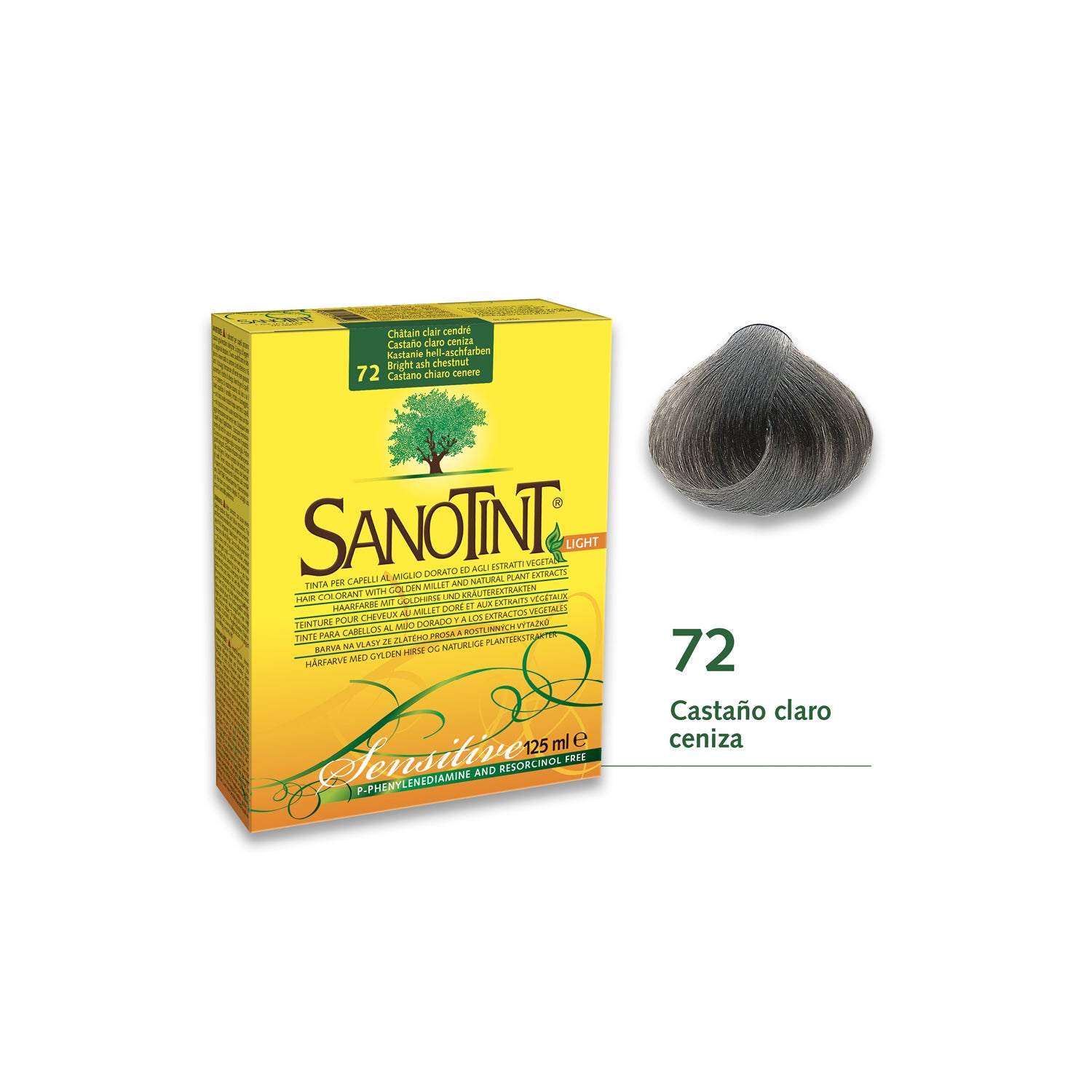 Sanotint Sensitive Dye Light Brown Ash 125m | PromoFarma