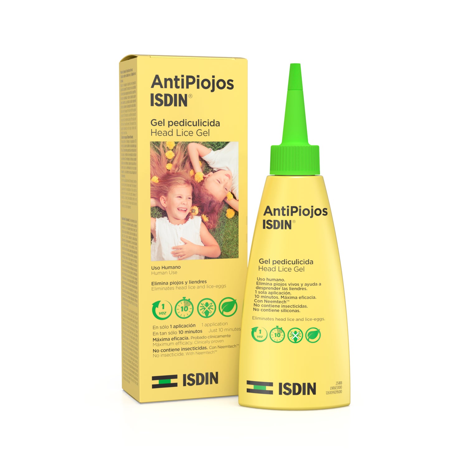 Neositrin Pack Champu (100ml) + Spray gel(60ml) para eliminar piojos y  liendres en 1 minuto