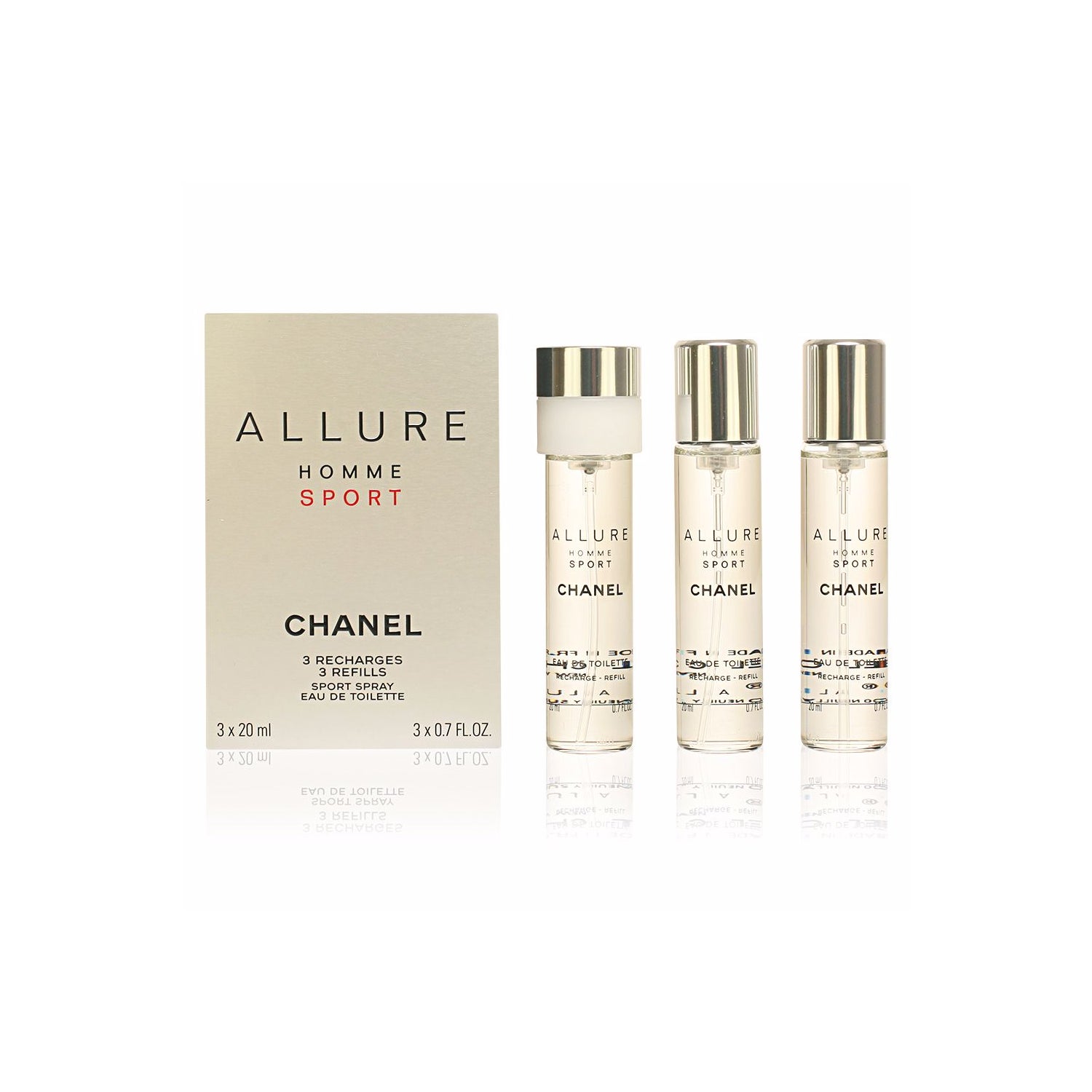 Chanel Allure Homme EdT Refill Gift Set 3x20ml | PromoFarma
