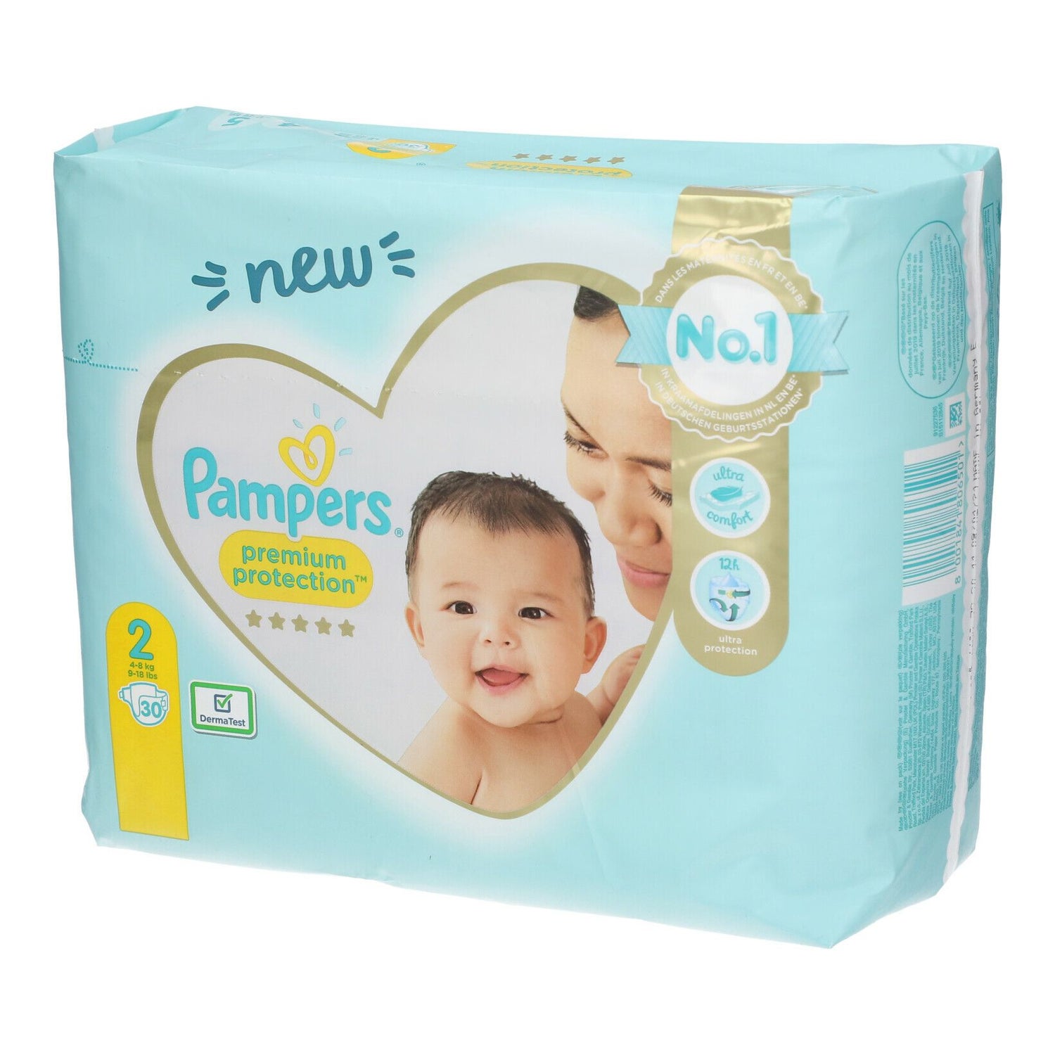 Diapers, size 2 (4-8 kg), 39 pcs Pampers Harmonie Mini