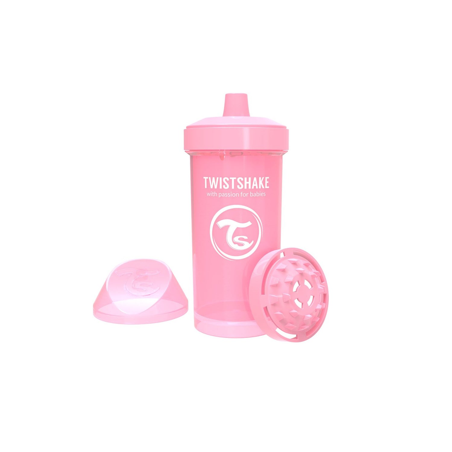 Taza 230Ml +4M Rosa Pastel Twistshake