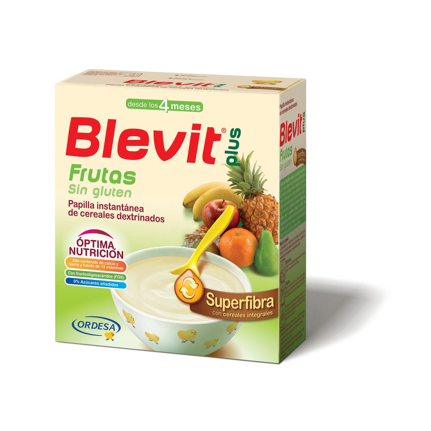 Cereales para bebé sin azúcar Nutribén y Blevit + 4 meses