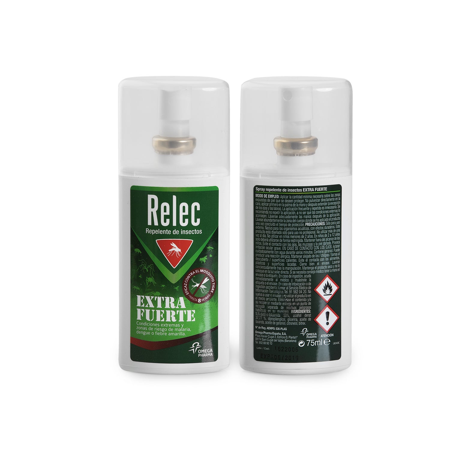 Relec Repelente Insectos Spray Extra Fuerte 75ml Antimosquitos Sanitarios  Parafarmacia - Farmacia Penadés Alcoy Tienda