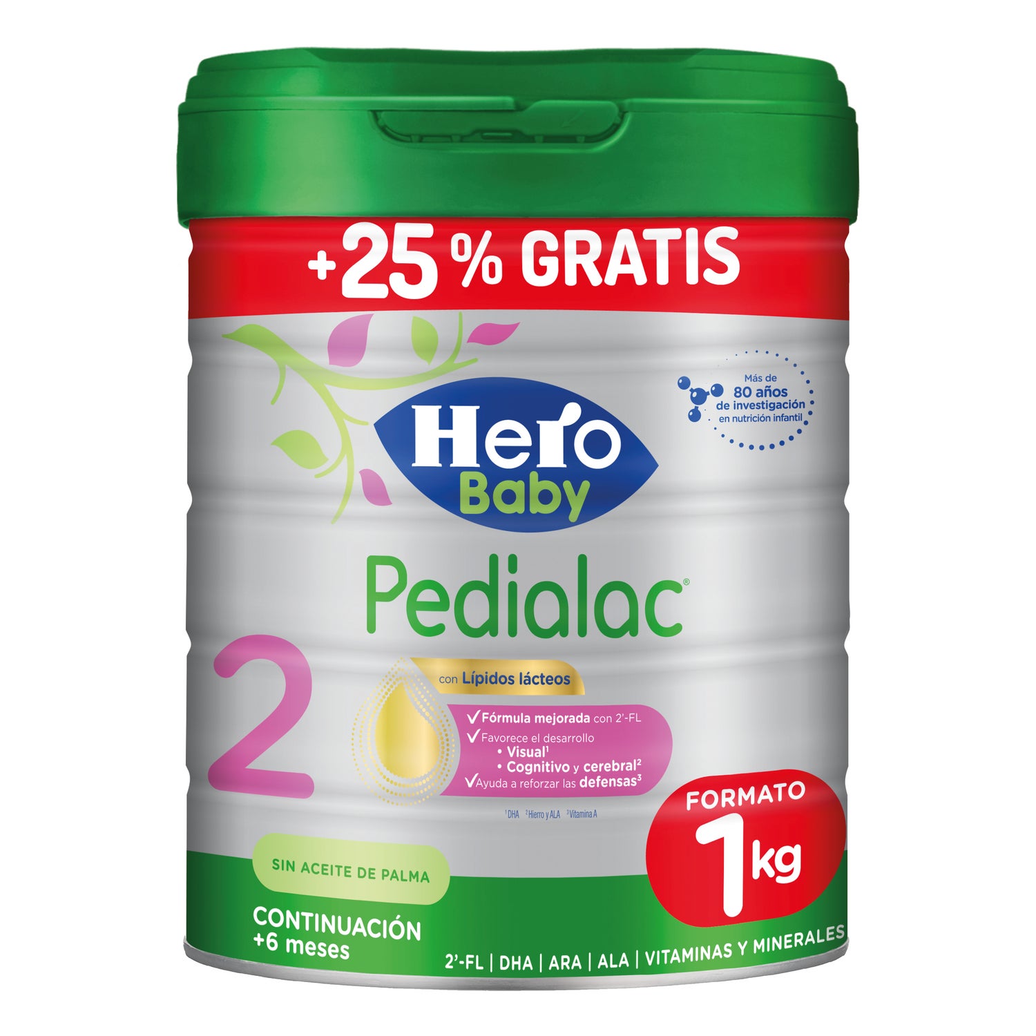 leche infantil Hero Baby Pedialac 2 800 G - Comprar y ofertas