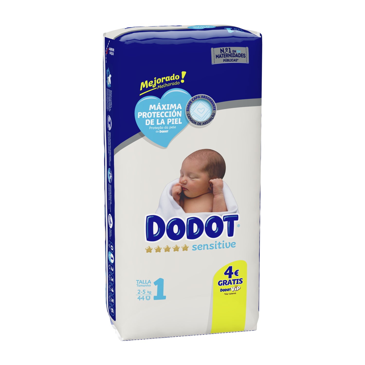 Dodot® Pro-Sensitive+ Pañales Talla 2, 36 unidades