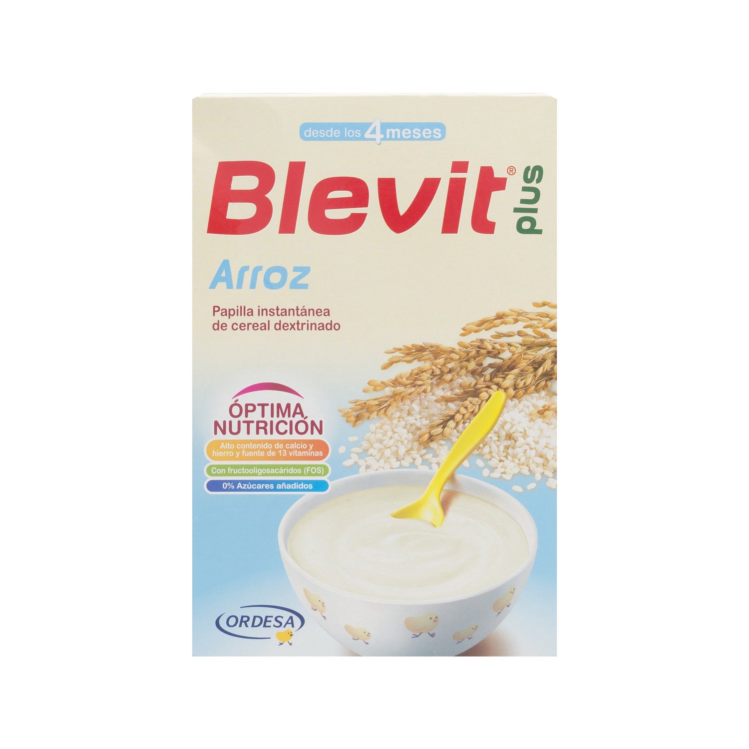 Blevit Crema Arroz 225gr Sin Gluten para Bebés +4 Meses: Nutrición y Cuidado