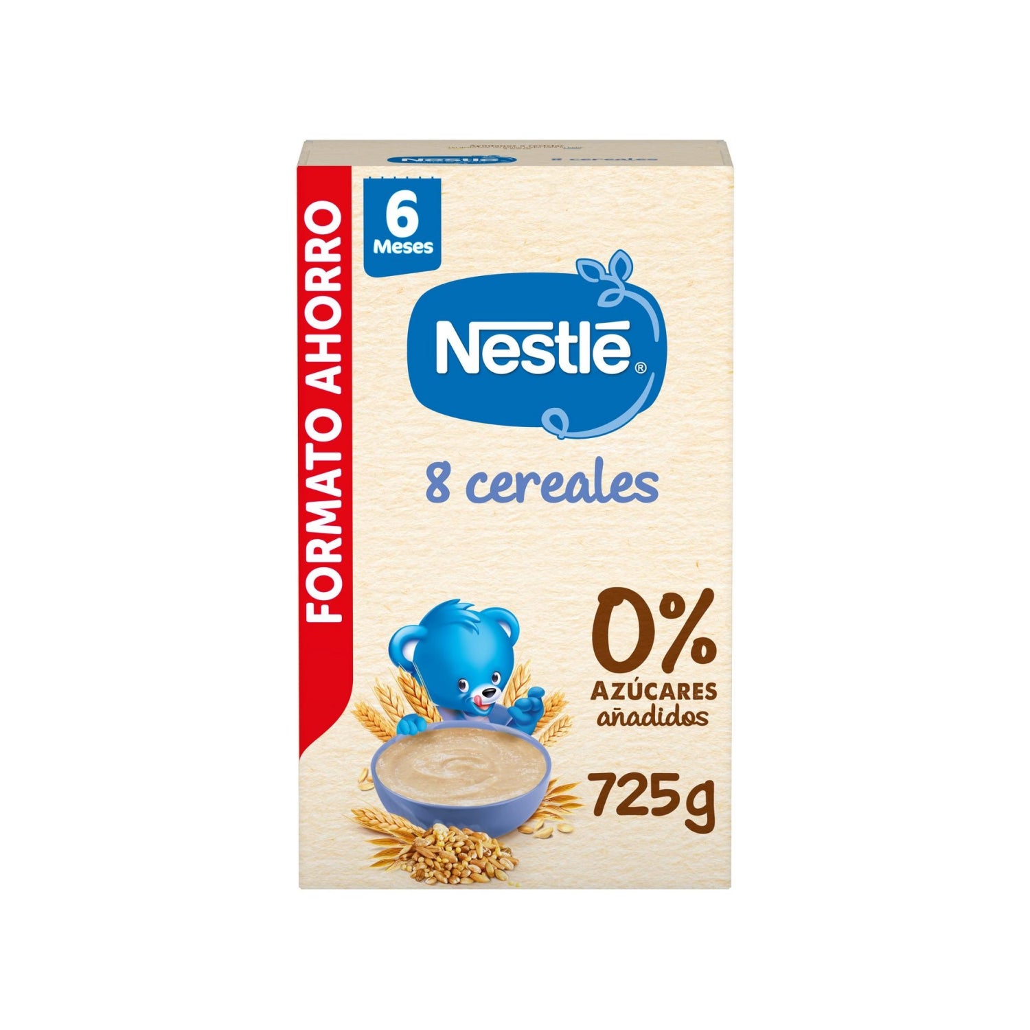 Nestlé papilla 8 cereales 725g
