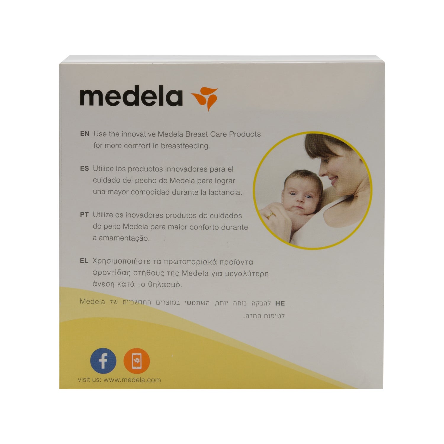  Protector de pezón adherible para alimentación con pecho, de  Medela , XS : Bebés