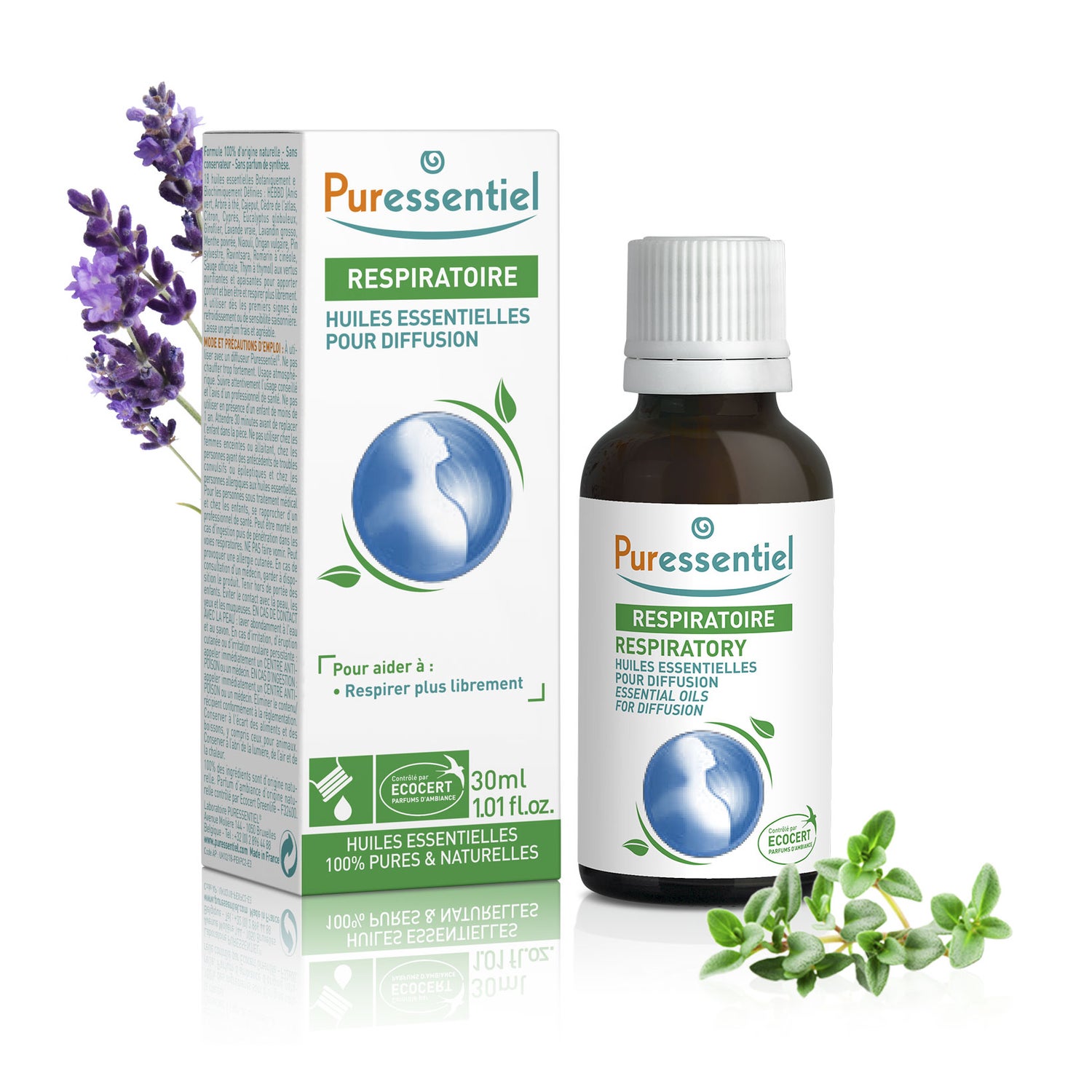 thumbnail image 2 of Puressentiel Saneamiento Loción Spray Antibacterial Manos Y Superficies... 2 of 13