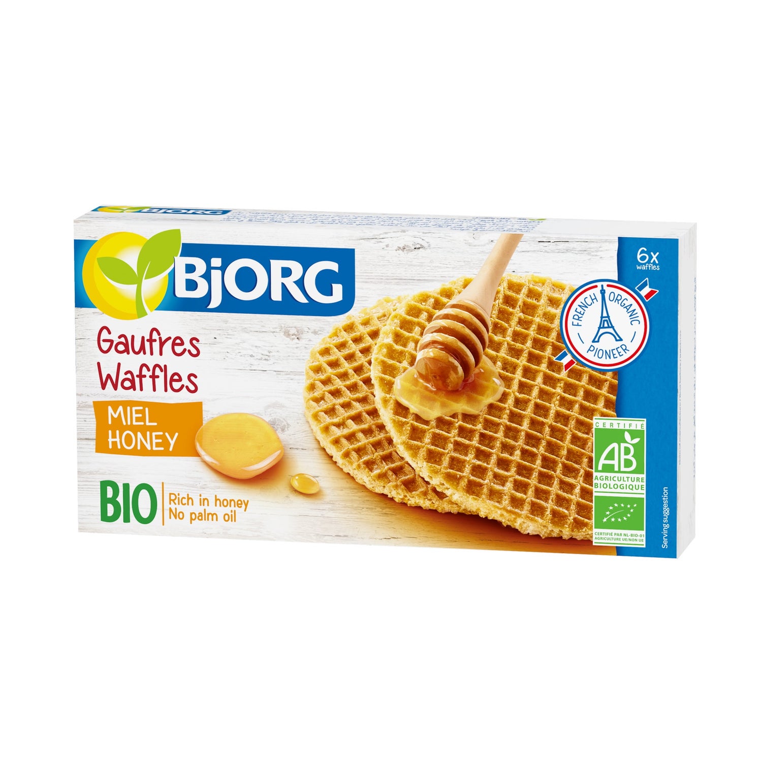 Buy Organic Honey Waffles 175 g Bjorg
