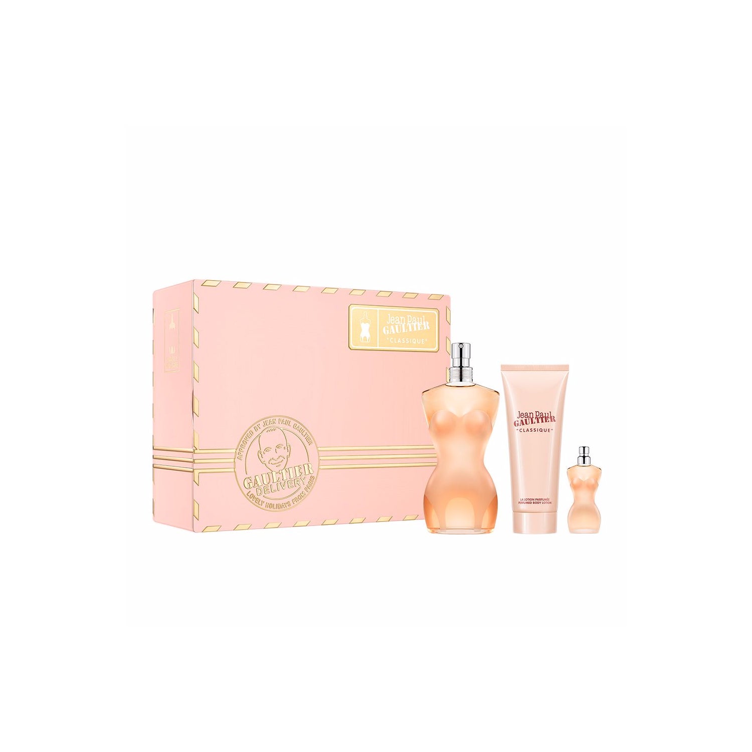 Jean Paul Gaultier Classique Edt Body Milk Mini Set