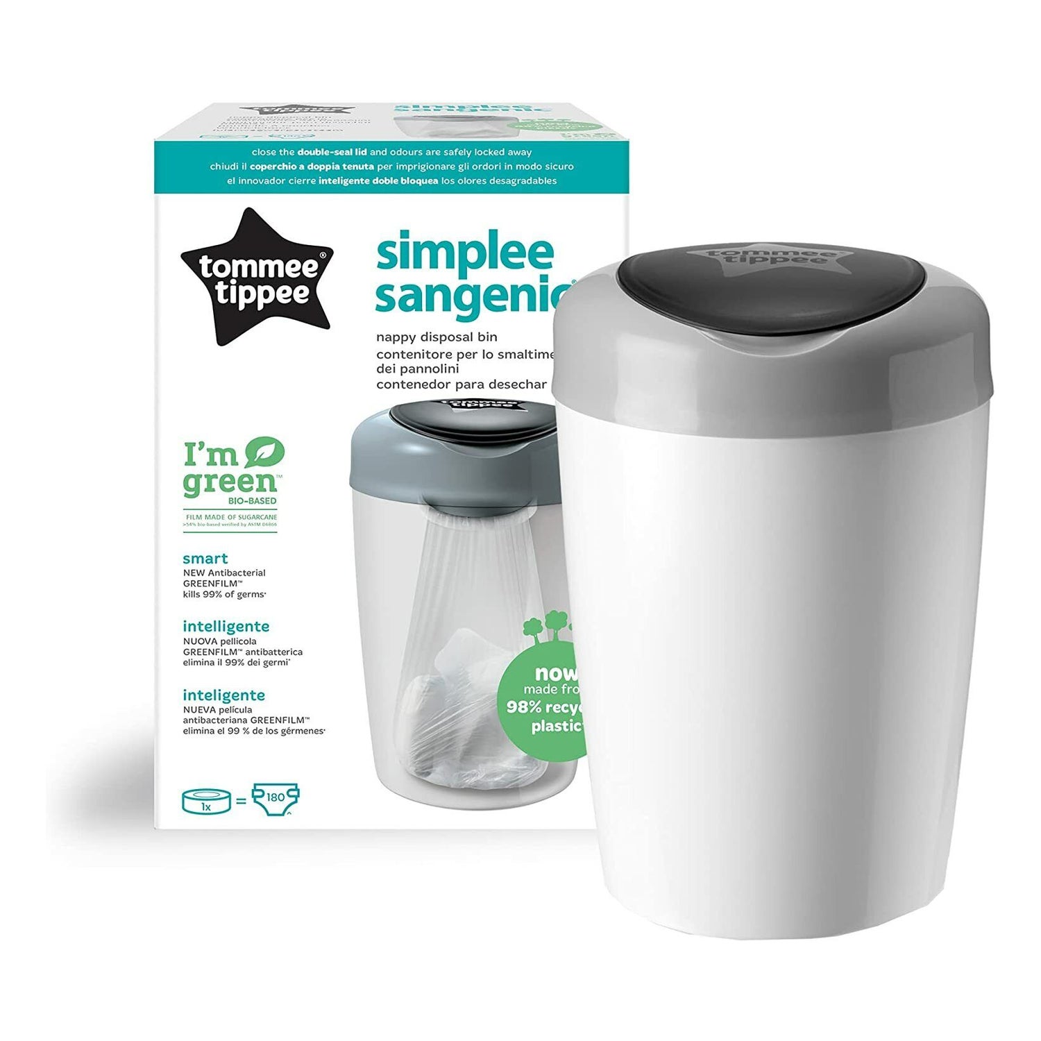 Tommee Tippee Grey Container | PromoFarma