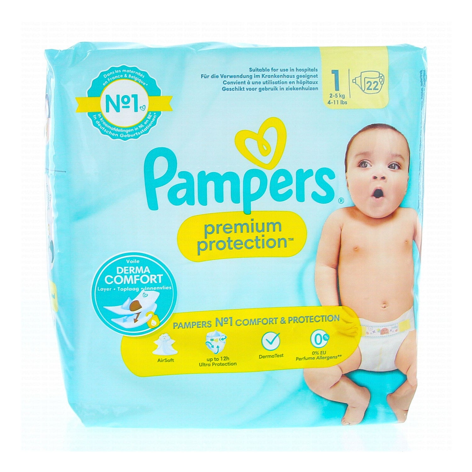 Pampers premium taille 0 - Pampers