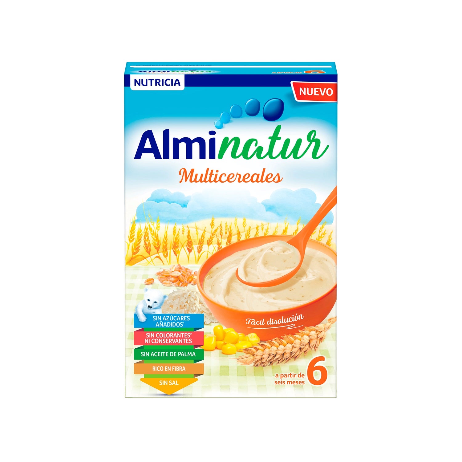 Alminatur Papilla de cereales sin gluten a partir de los 4 meses