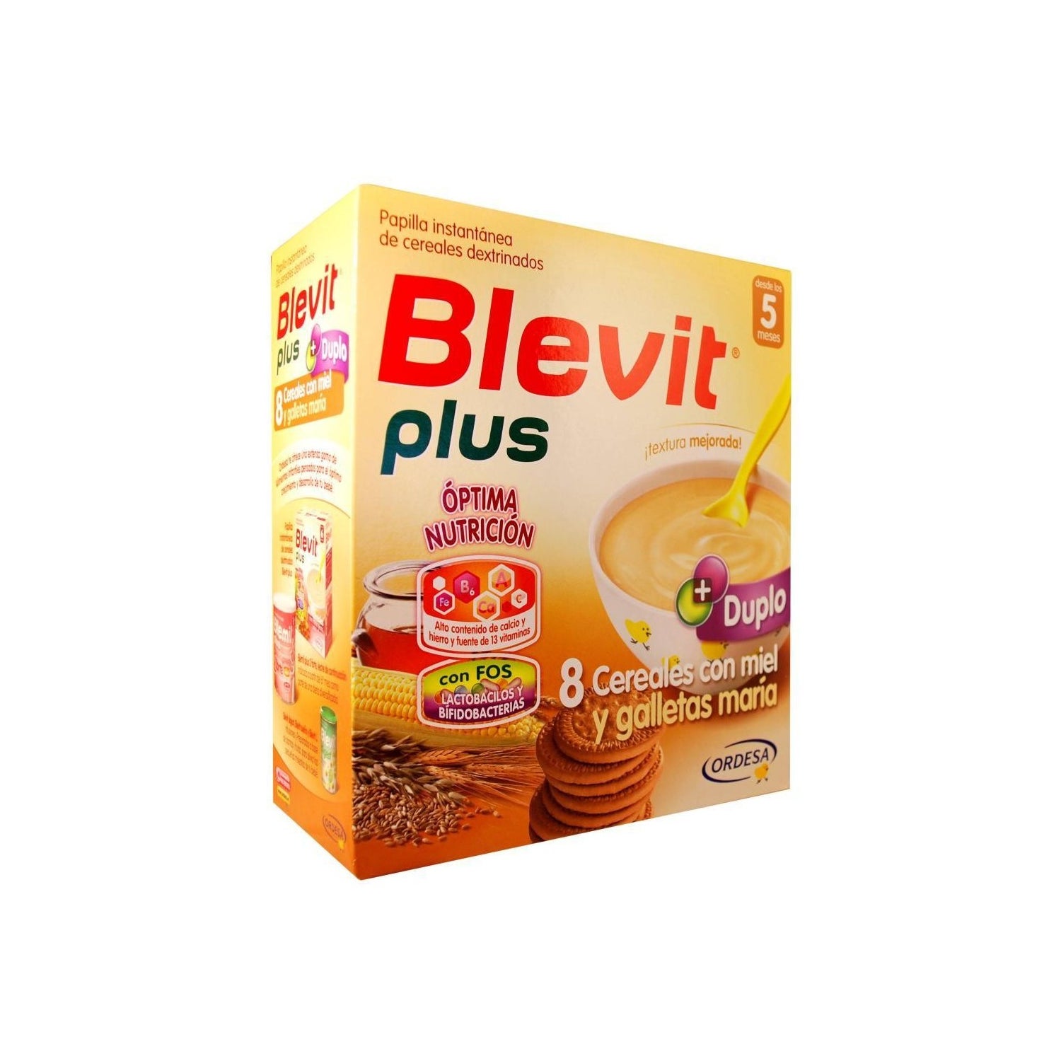 Blevit Plus 8 cereales colacao para biberón 600 gr