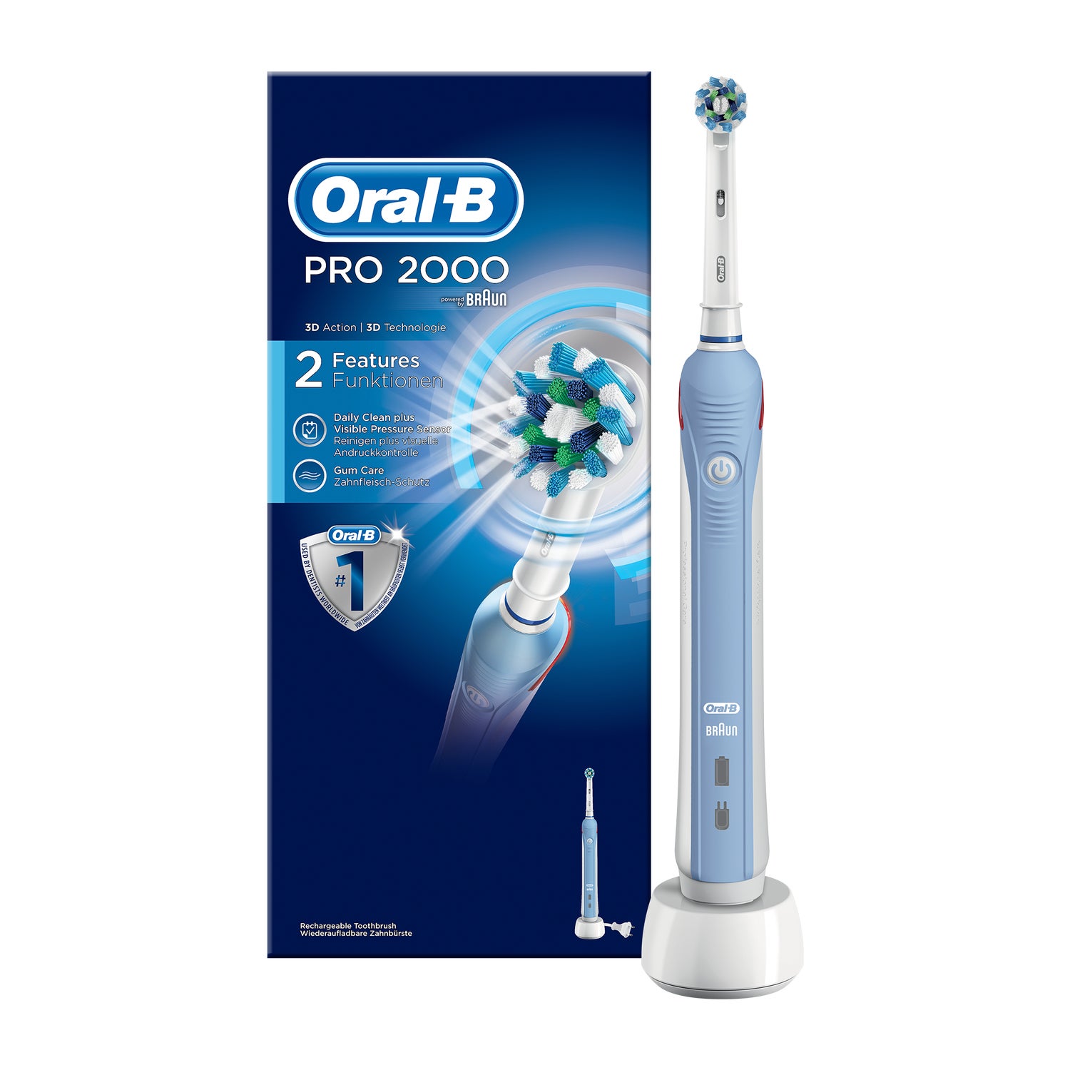 Pack de dos cepillos eléctricos Oral-B PRO 3 en oferta por menos de 50  euros