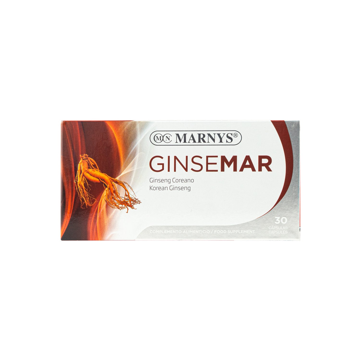 Marnys Ginsemar Ginseng Coreano 30caps PromoFarma
