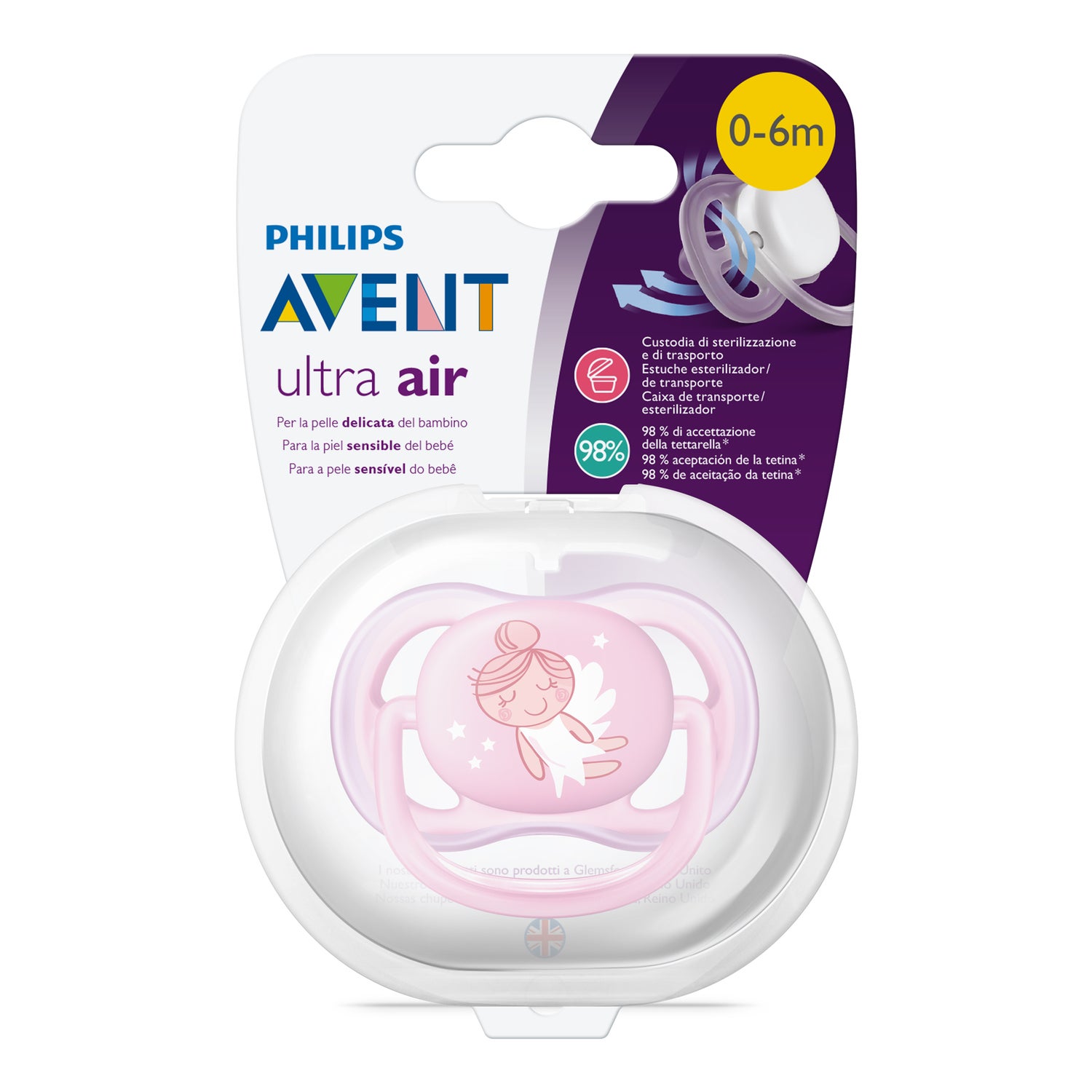 Pack de Chupetes Ultra Air para Bebés de 0 a 6 Meses, Productos