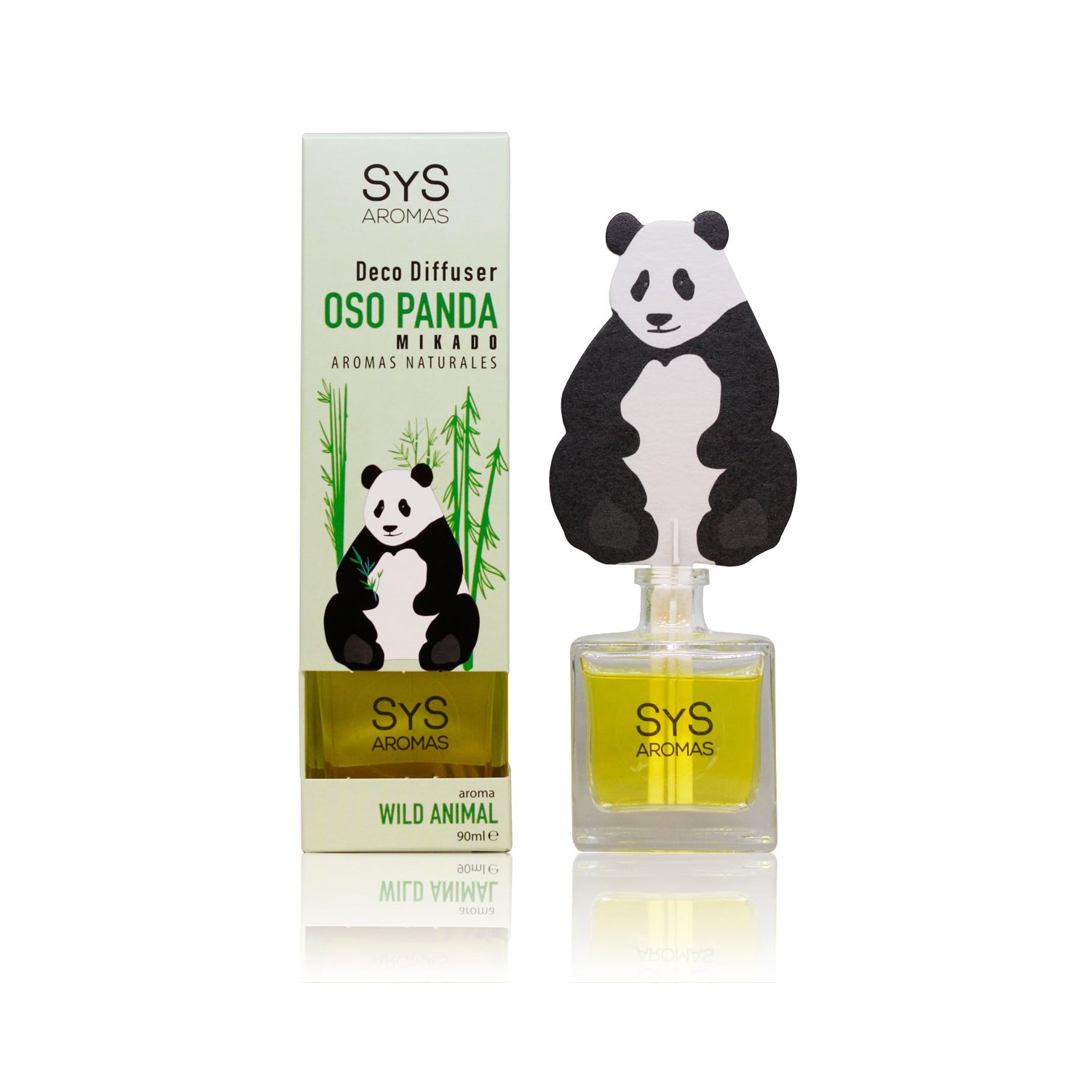 SYS Wild Animal Panda Bär Diffusor Lufterfrischer 90ml