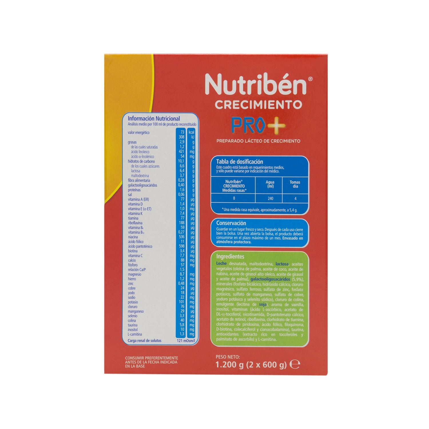 Nutribén™ baby food beginners baby bottle gluten free 600g