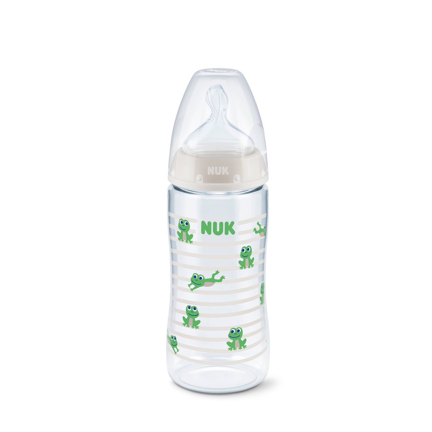 Biberón NUK FC+ PA con Control de Temperatura 0-6 Meses M Silicona 300 ml —  Farmacia Brustenga